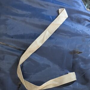 Blue and Gray Fabric Strap